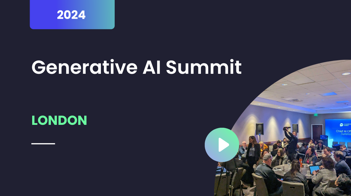 Generative AI Summit, London, November 2024