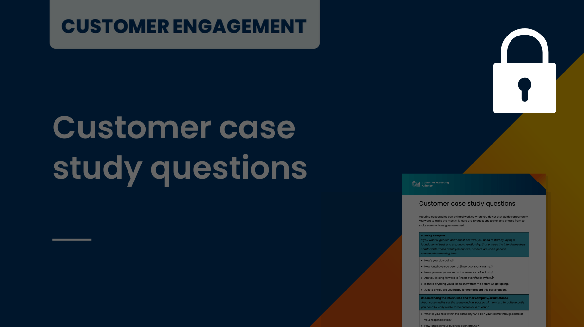 Customer case study questions