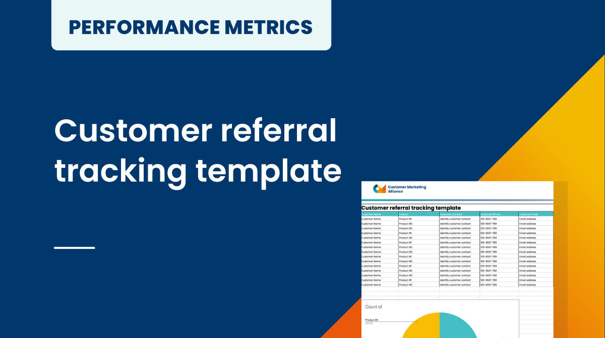 Customer referral tracking template