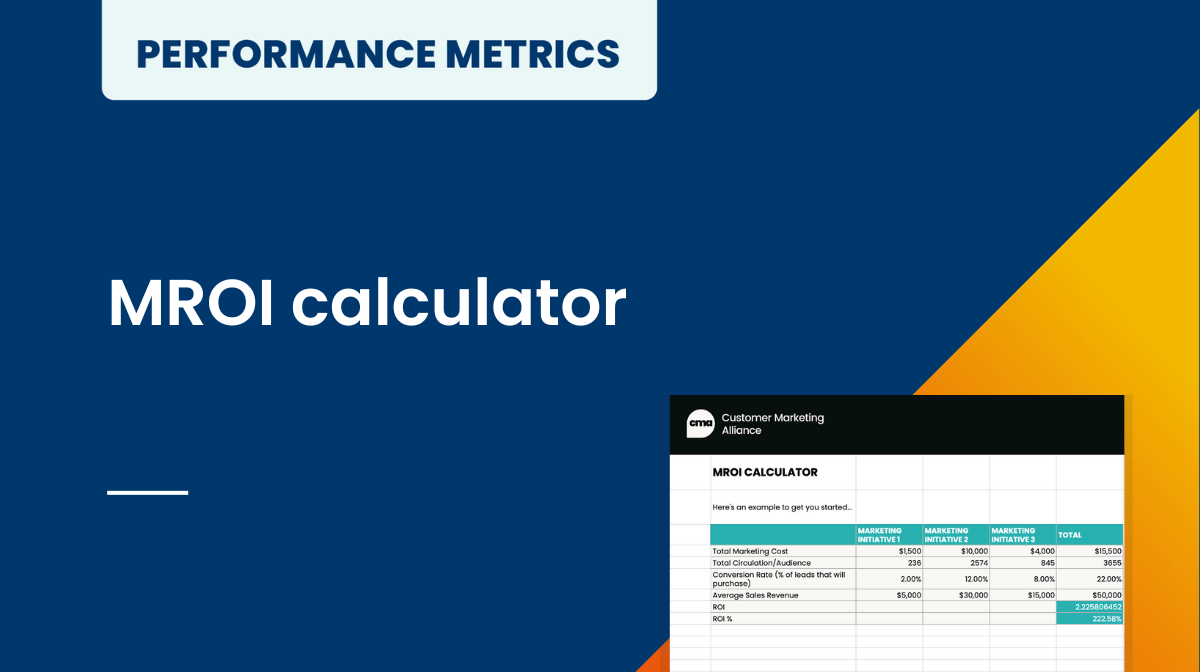 Marketing ROI calculator