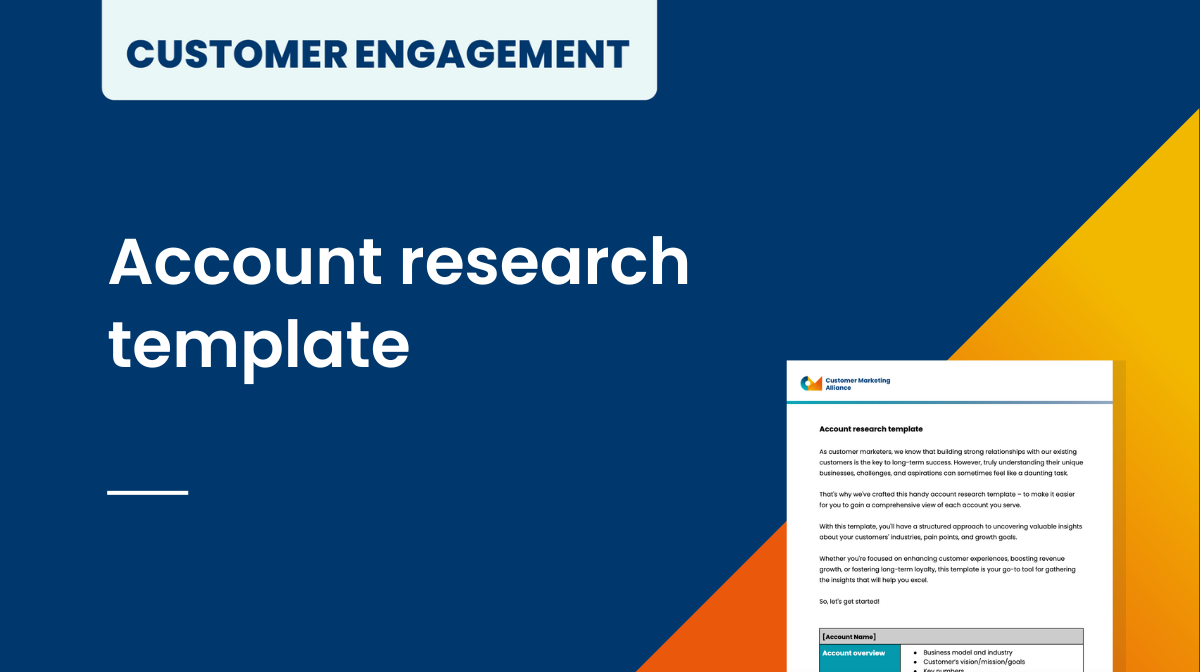 Account research template