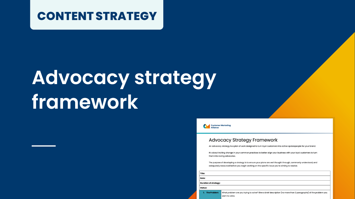 Advocacy strategy framework