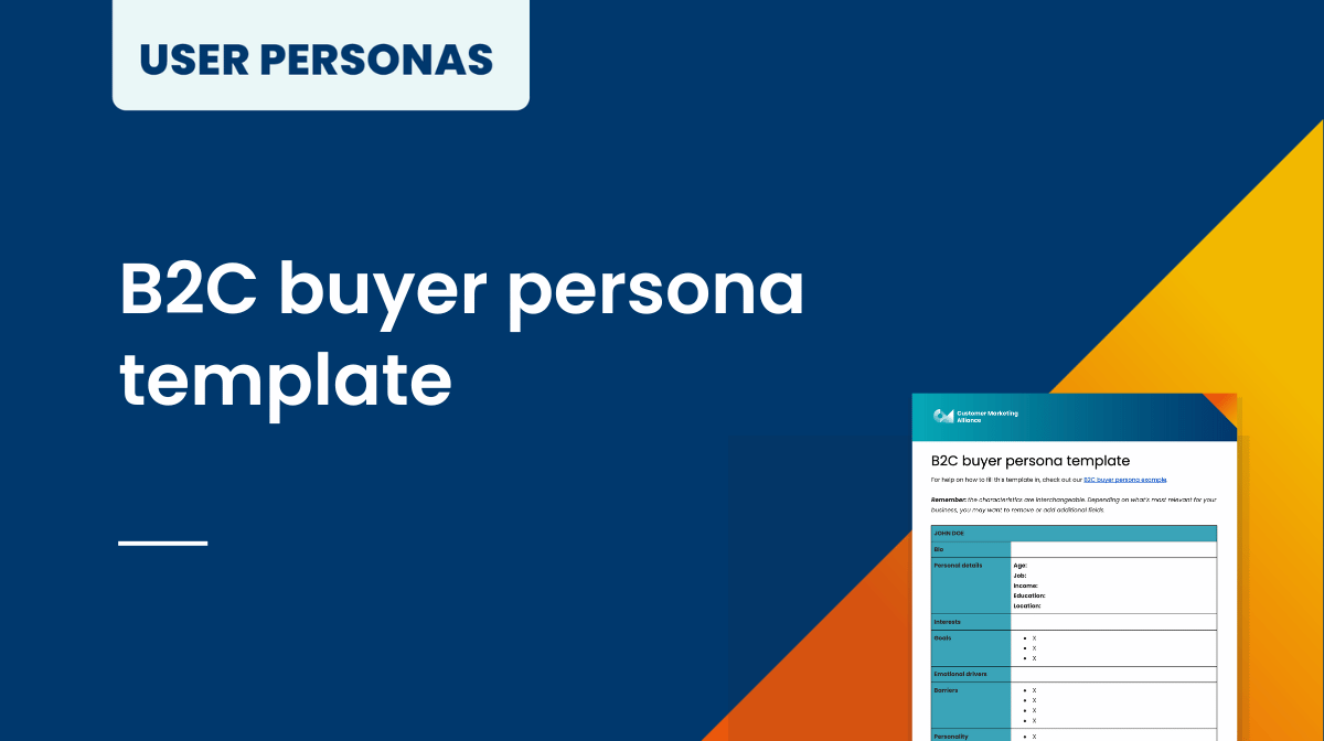 B2C buyer persona template