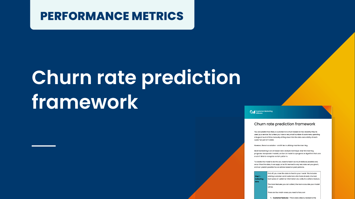 Churn rate prediction framework