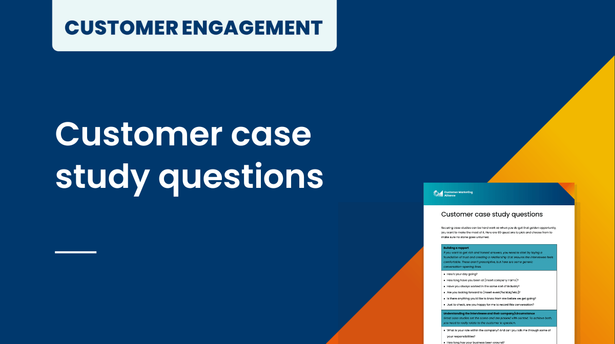 Customer case study questions
