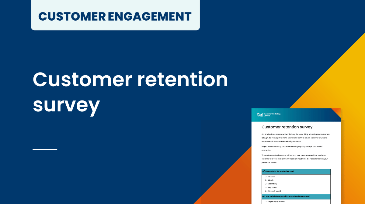Customer retention survey