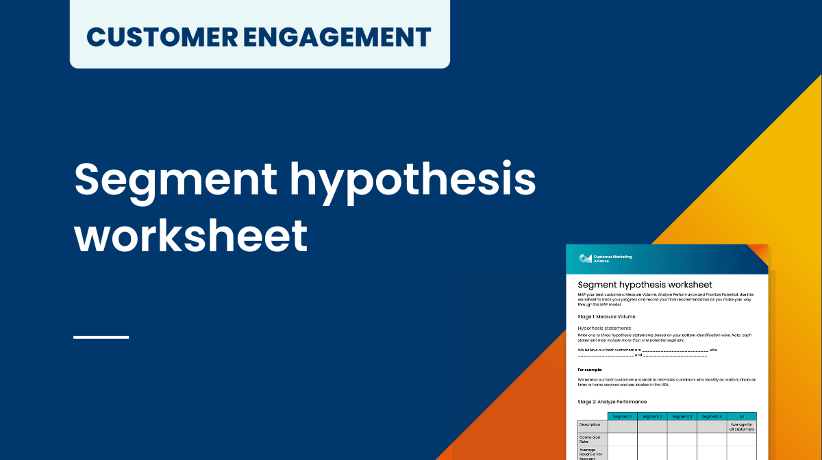 Segment hypothesis worksheet