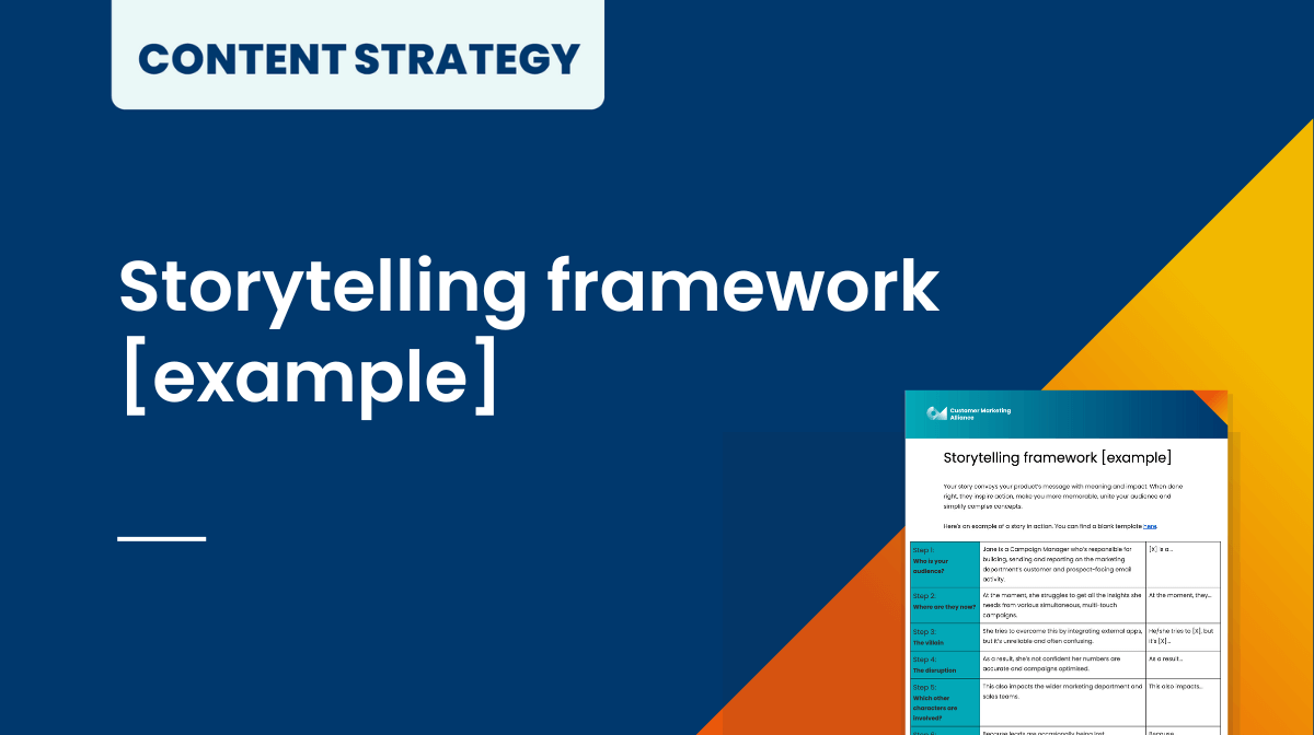 Storytelling framework [example]