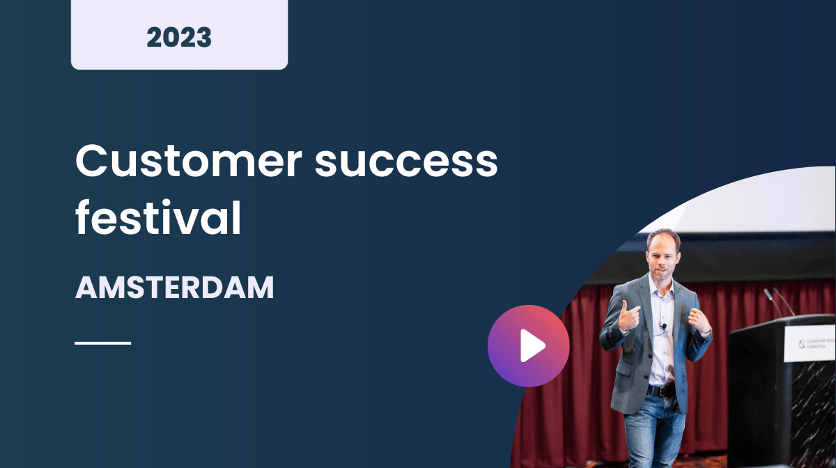 Customer success festival Amsterdam May 2023