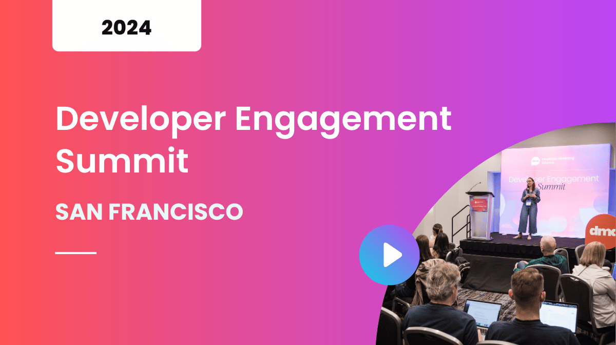 Developer Engagement Summit San Francisco 2024