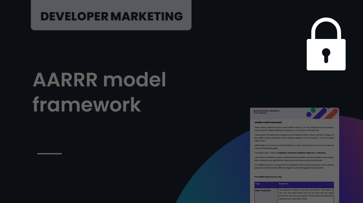 AARRR model framework