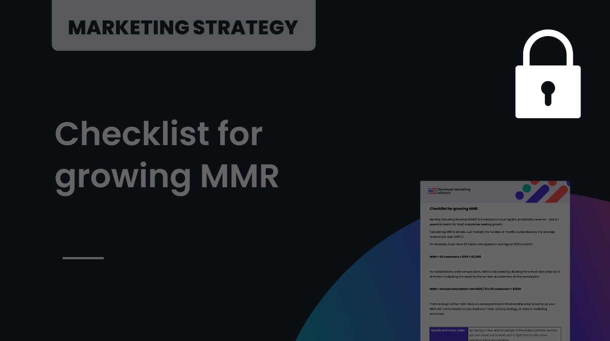 Checklist for growing MMR