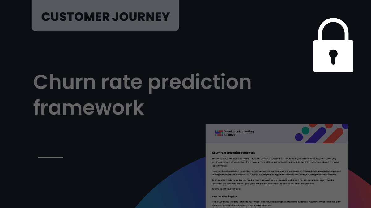 Churn rate prediction framework