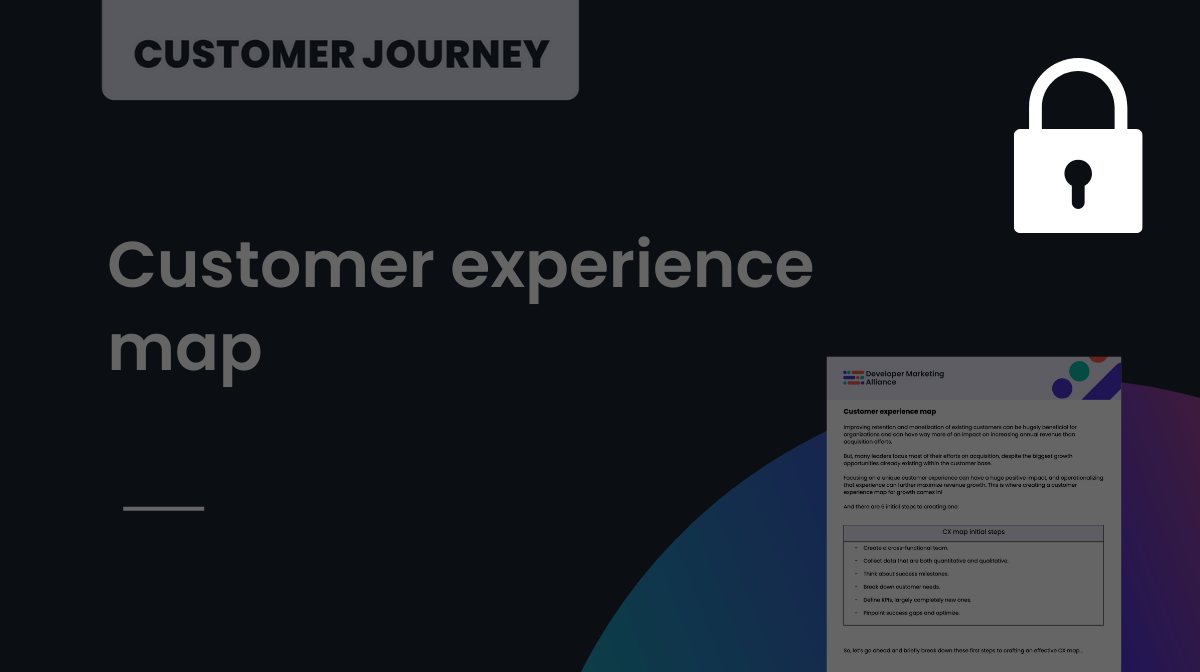 Customer experience map