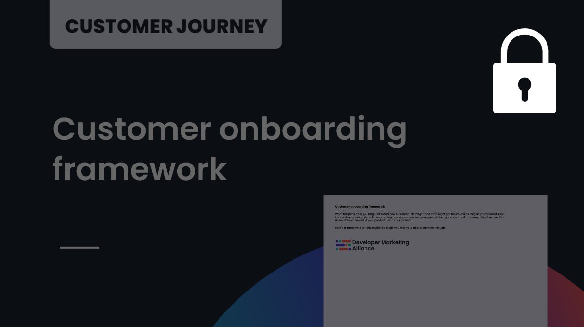 Customer onboarding framework