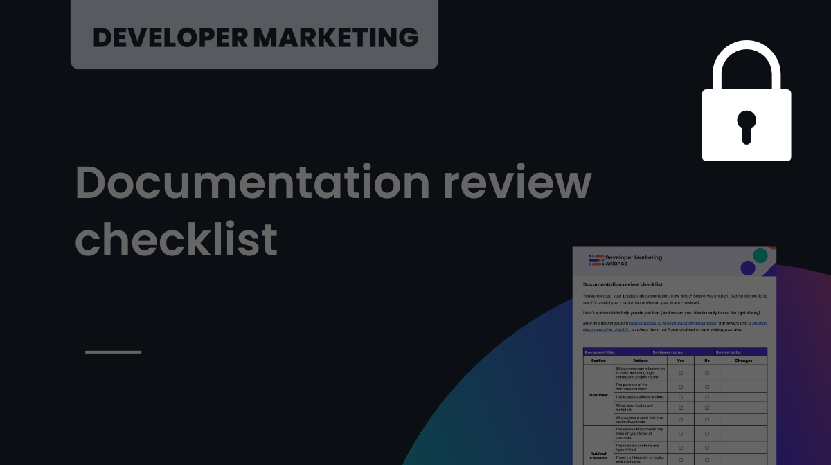 Documentation review checklist