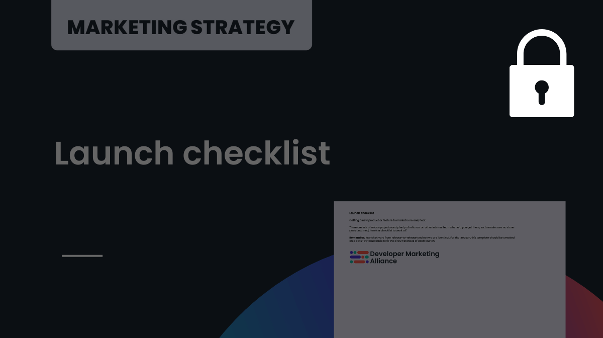 Launch checklist
