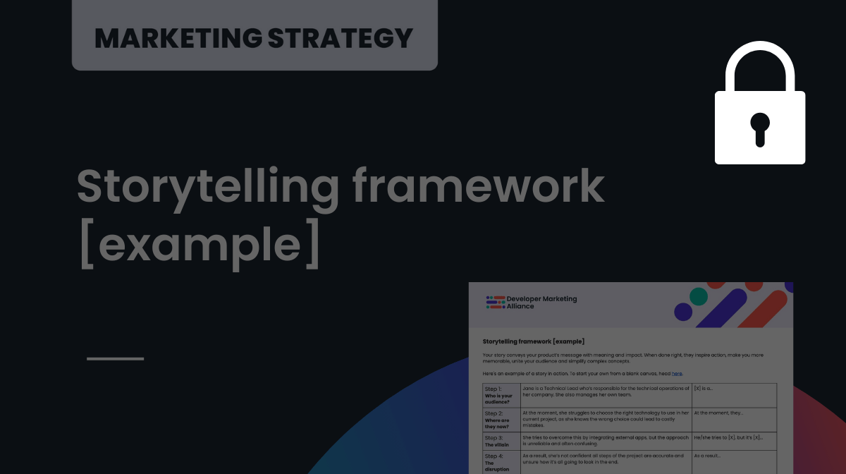 Storytelling framework [example]