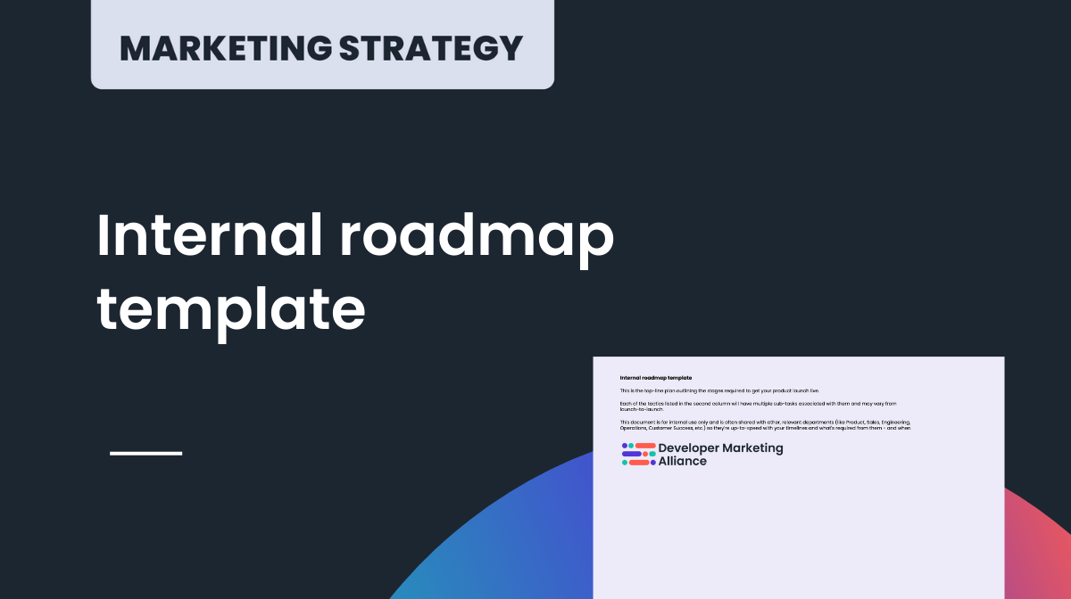 Internal roadmap template