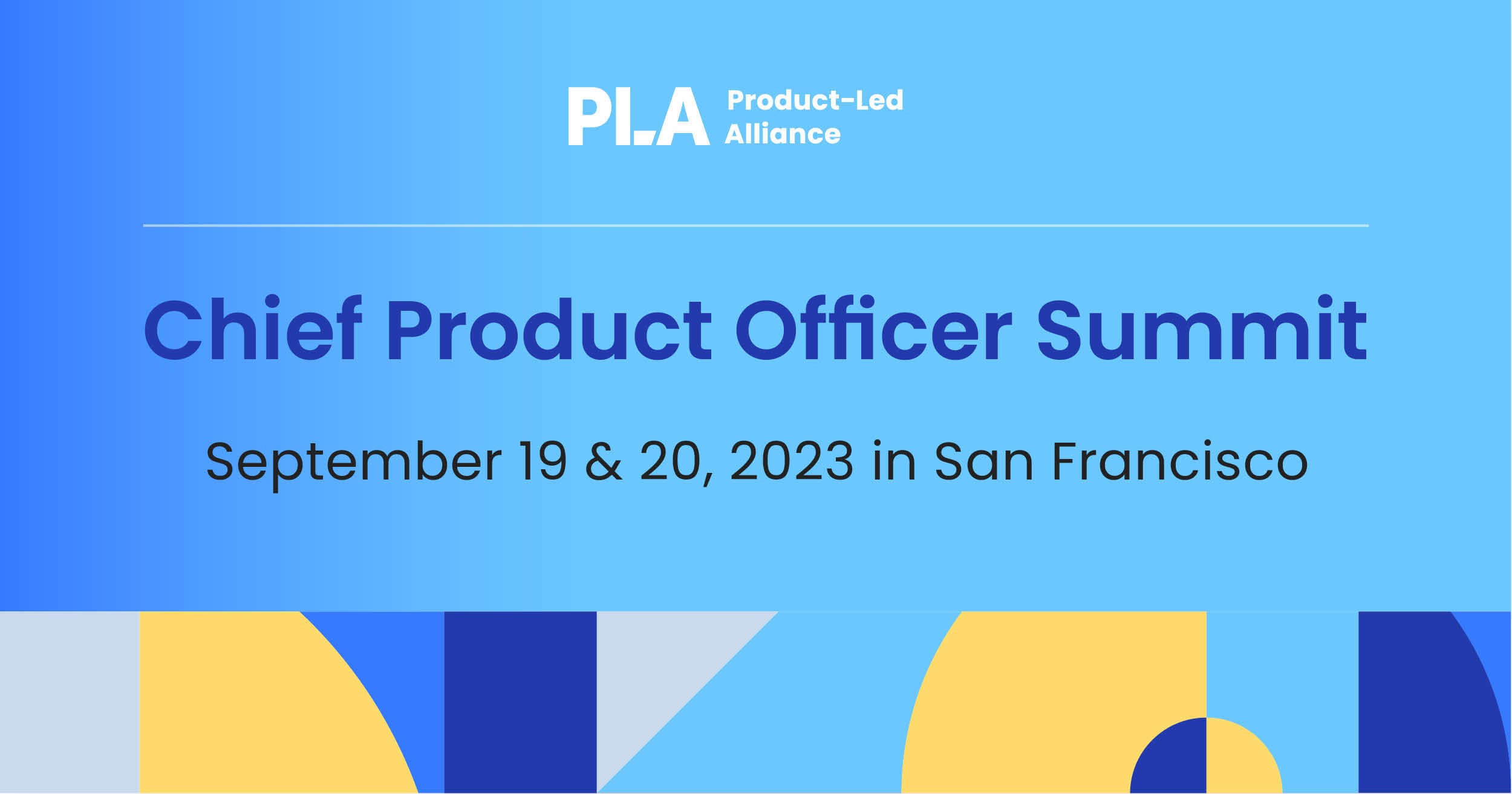  Chief Product Officer Summit San Francisco 