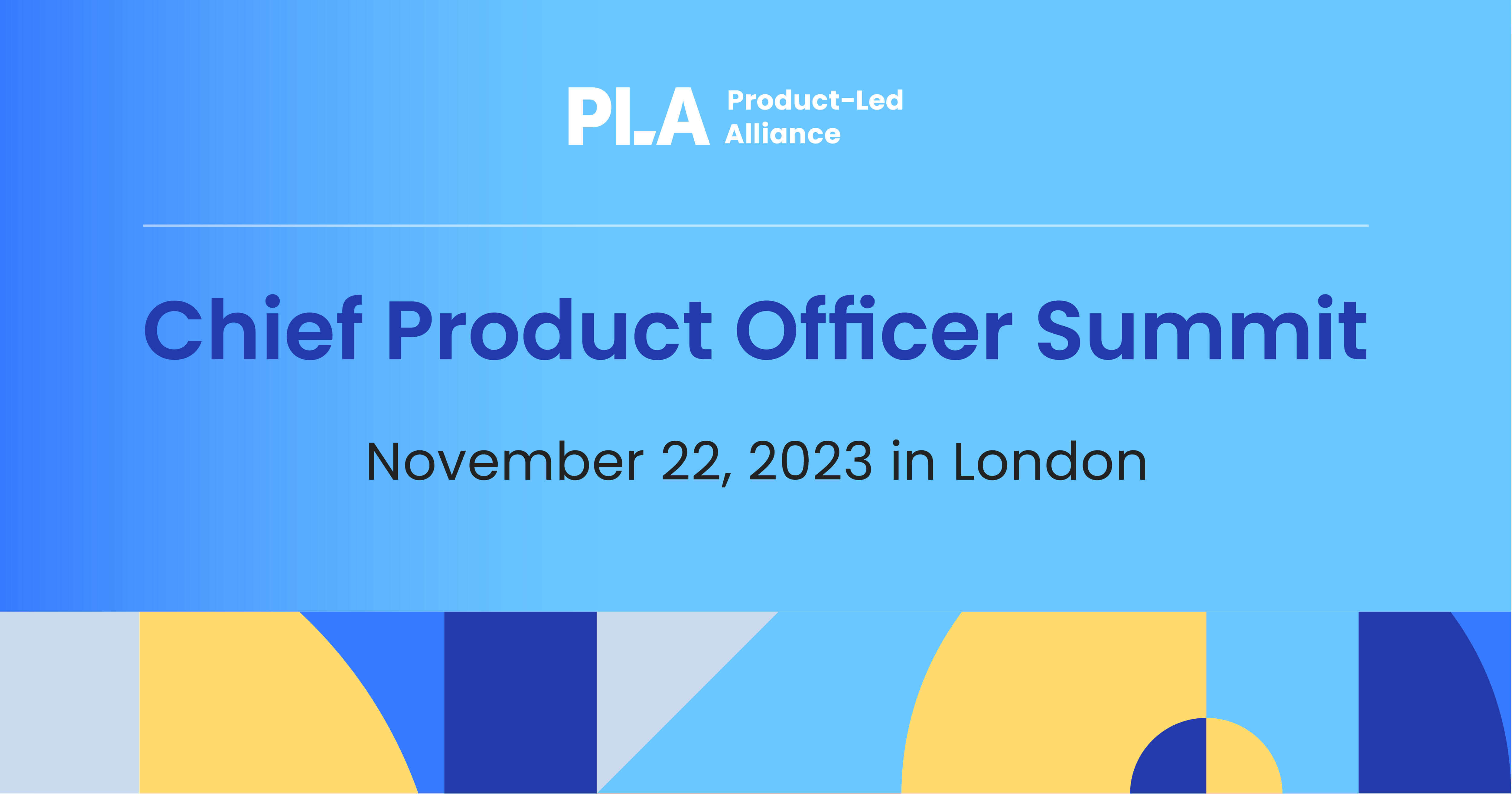  Chief Product Officer Summit London 
