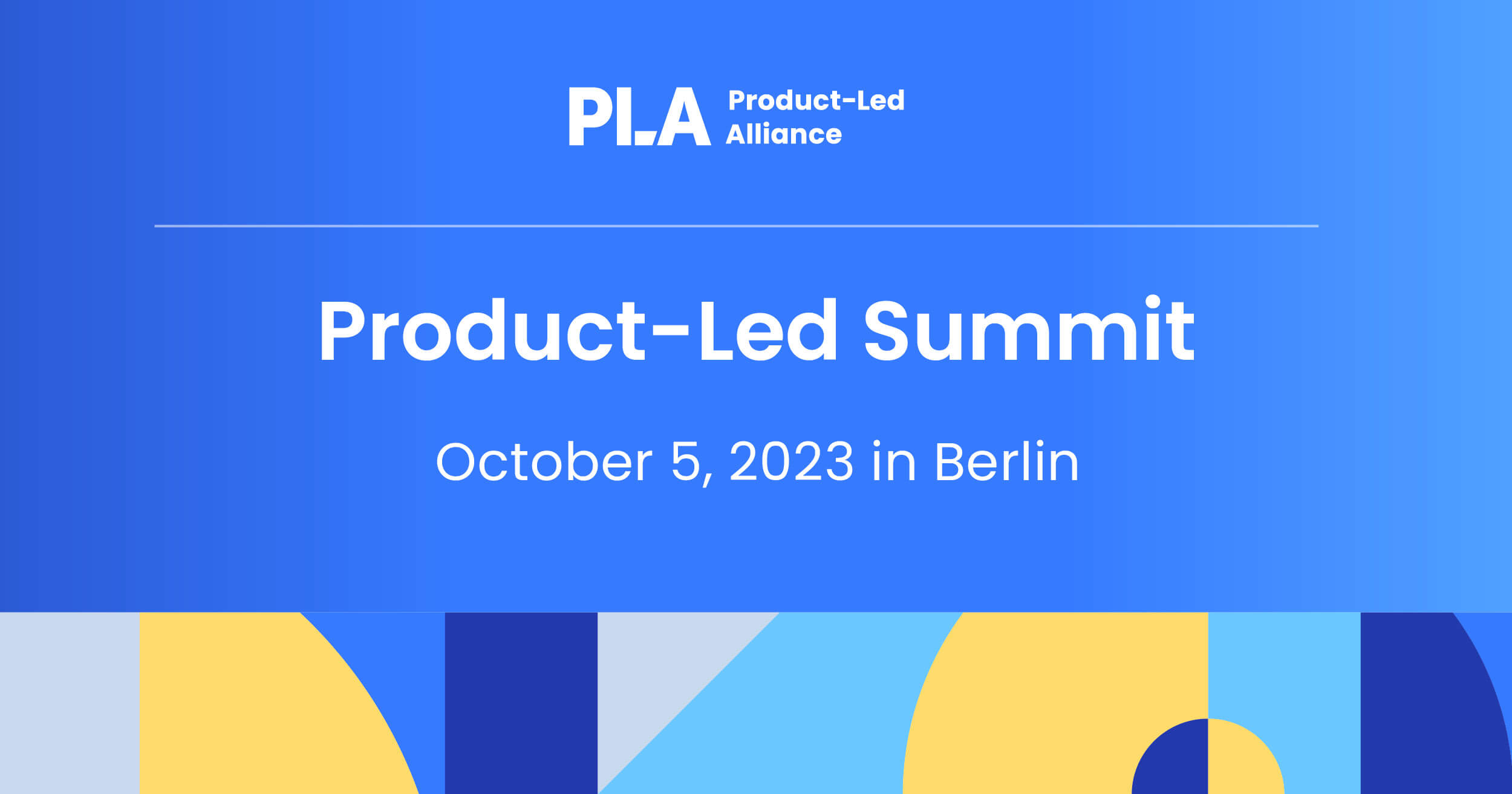  Product-Led Summit Berlin 