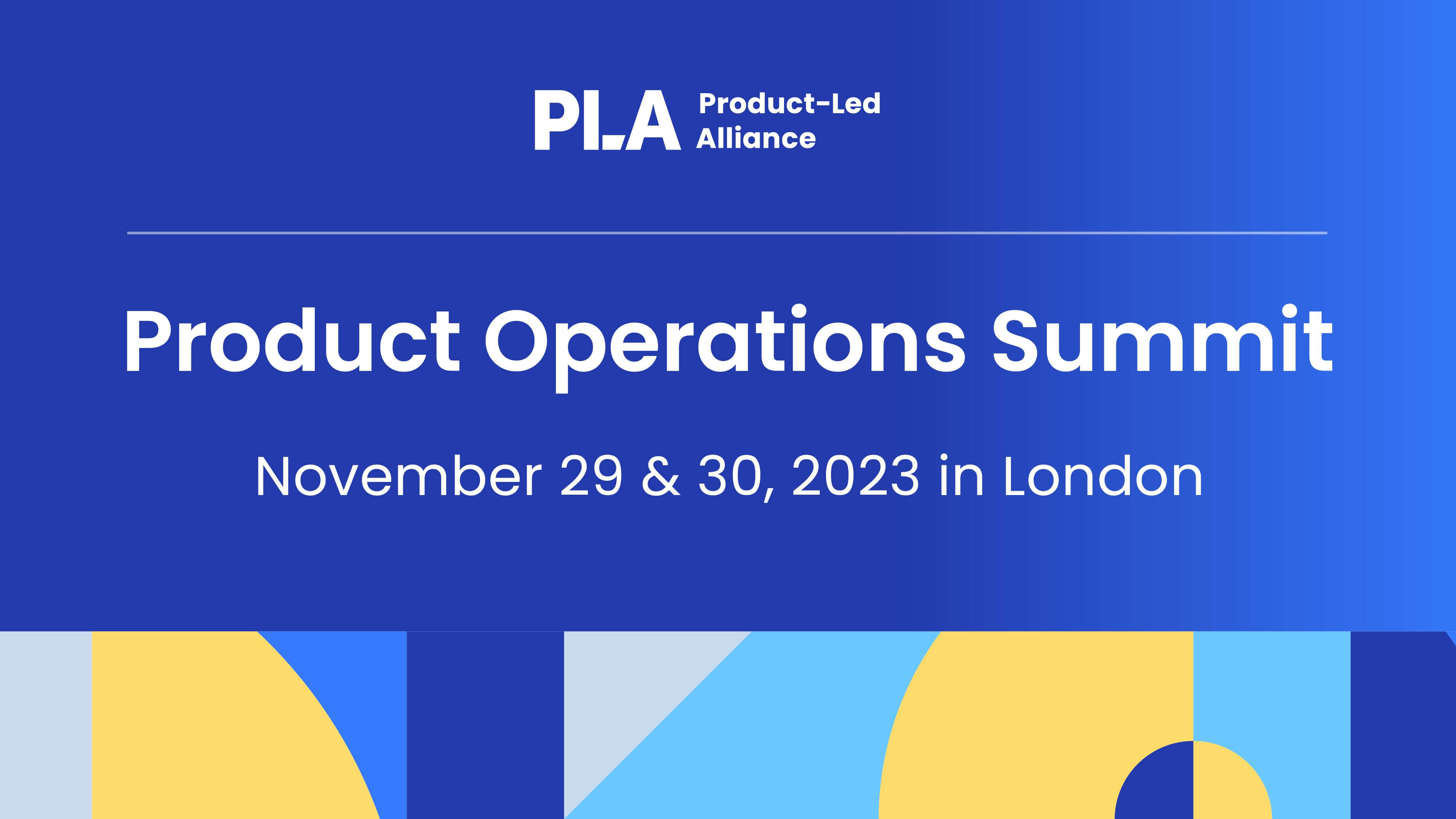  Product Operations Summit London 