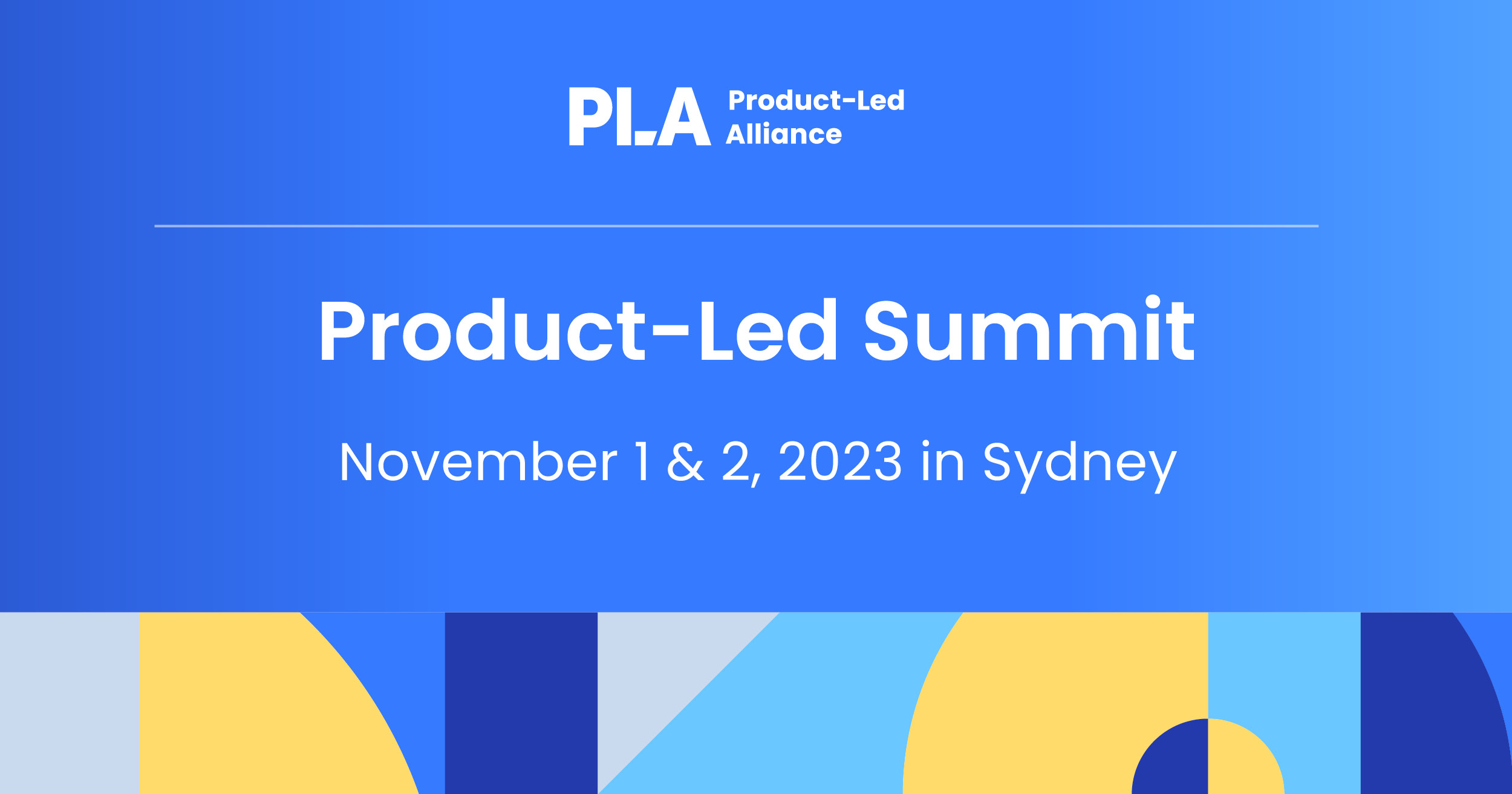  Product-Led Summit Sydney 