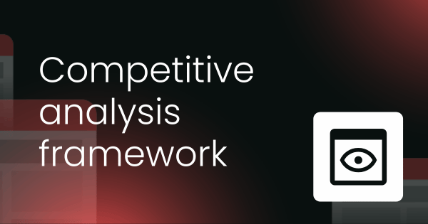 Competitive analysis framework – Porter's Five Forces
