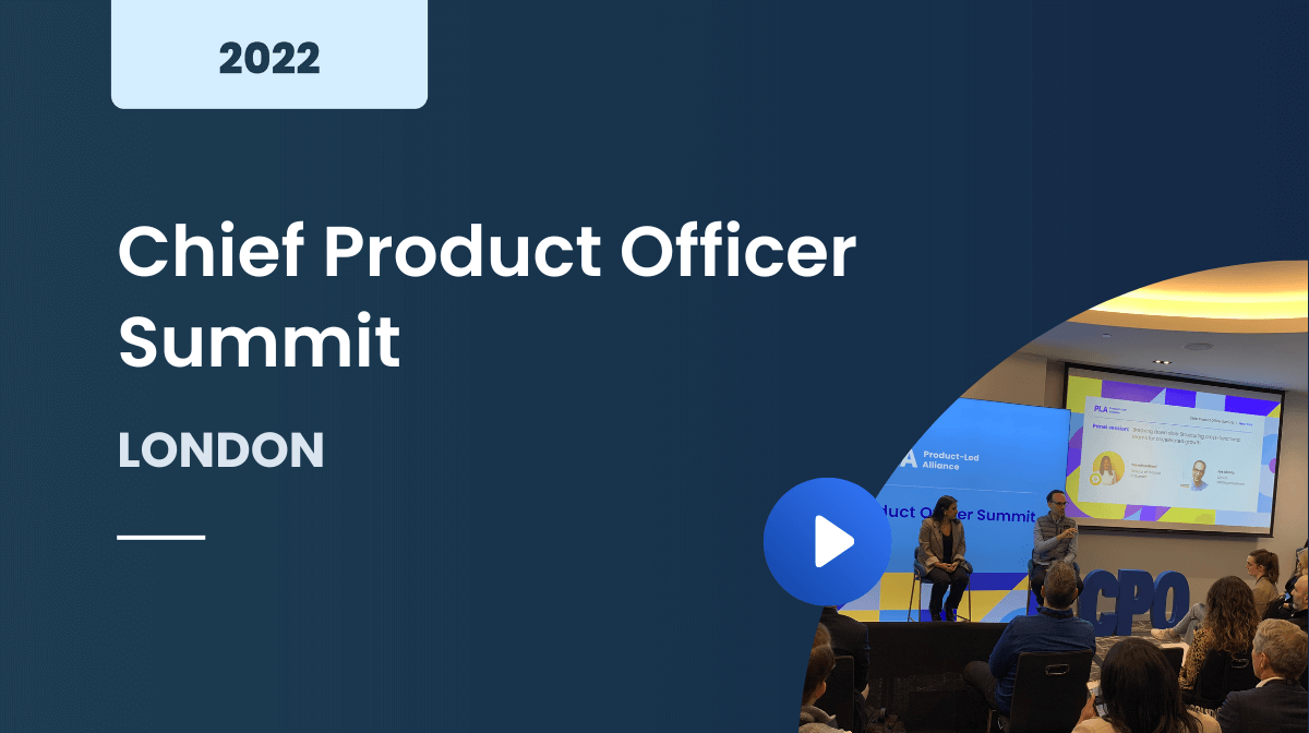 Chief Product Officer Summit London 2022