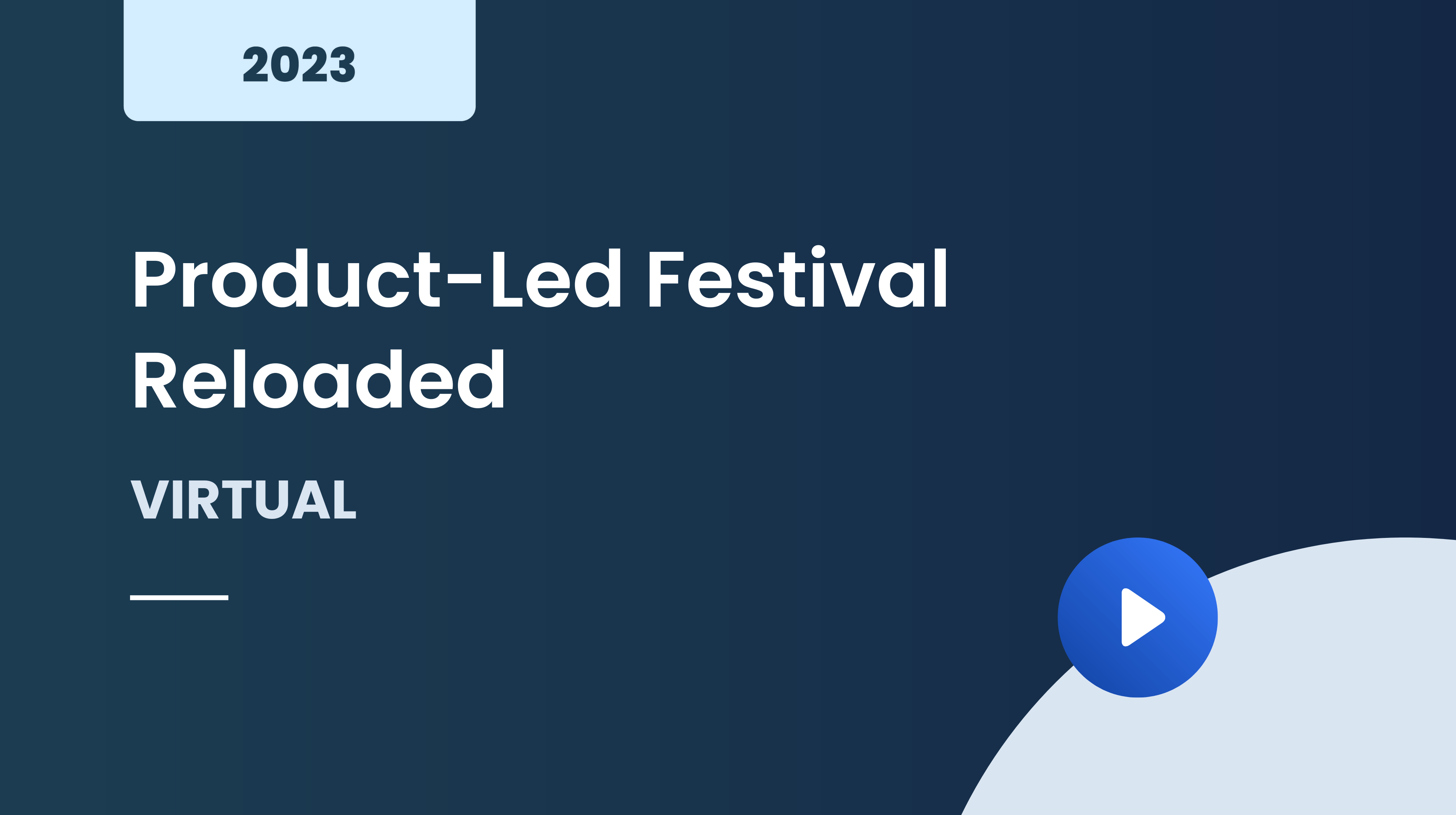 Product-Led Festival Reloaded 5 April 2023