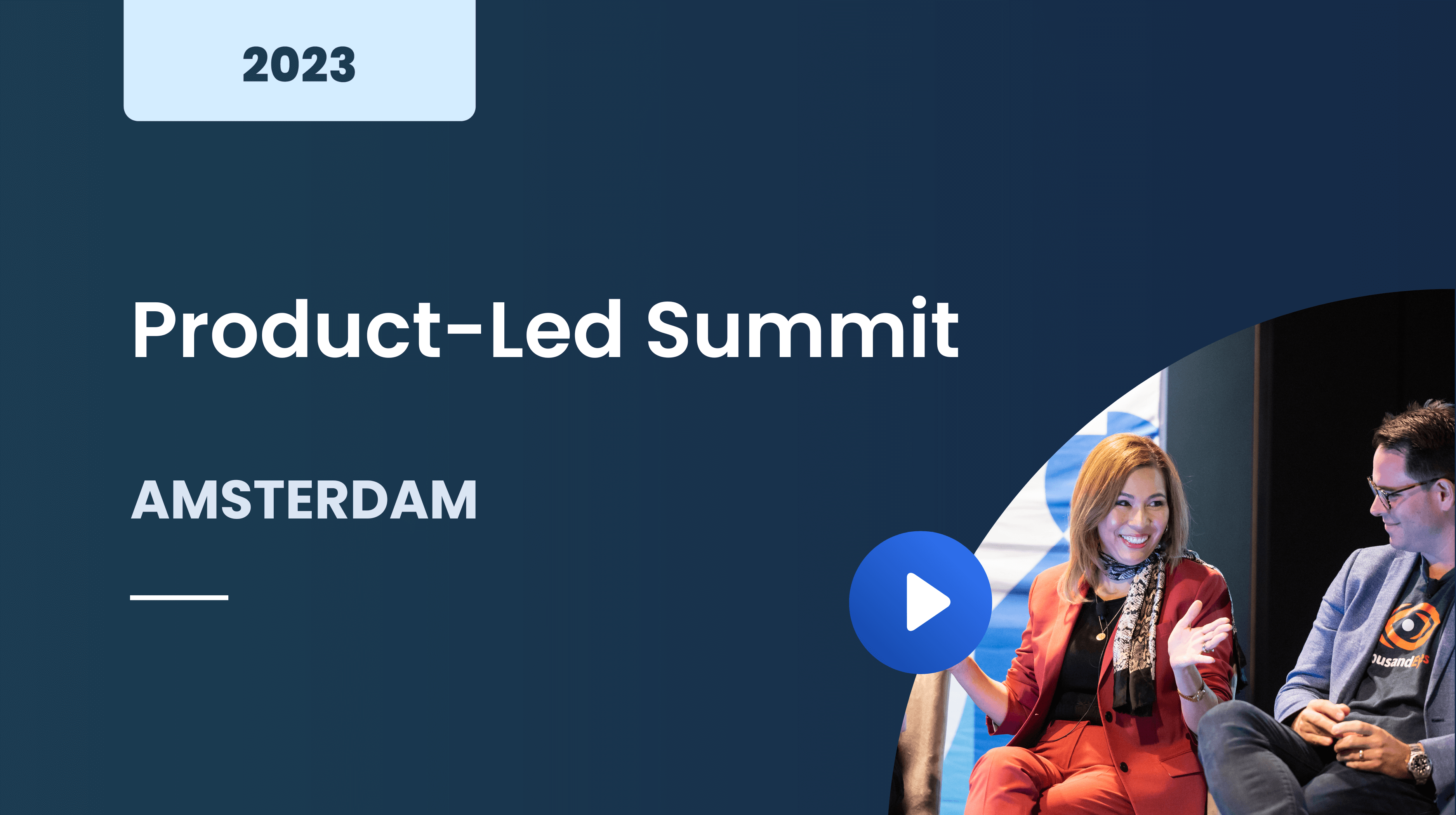 Product-Led Summit Amsterdam 2023