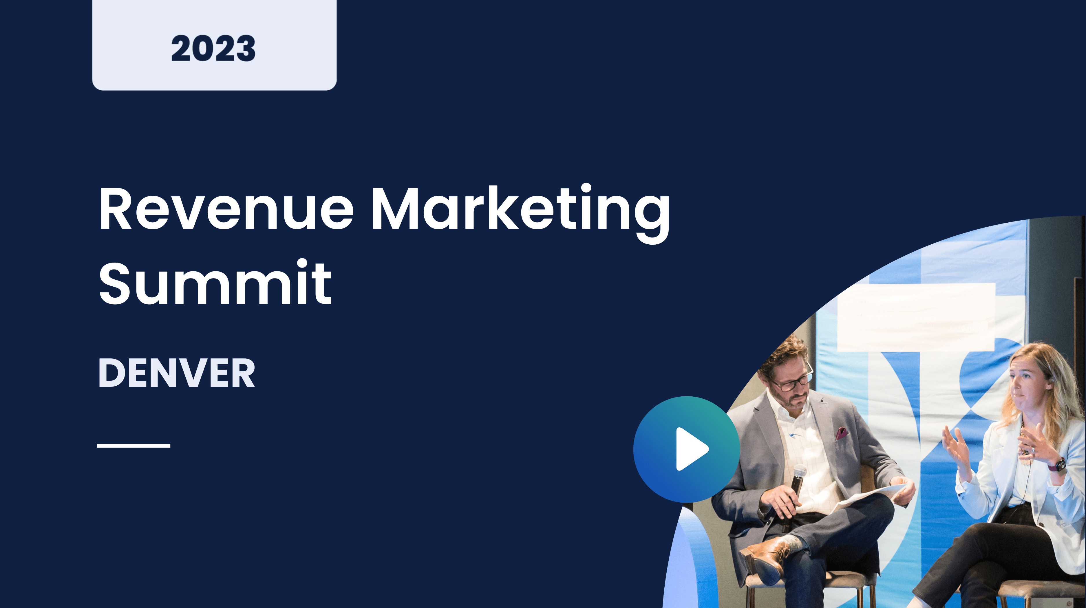 Revenue Marketing Summit Denver April 2023