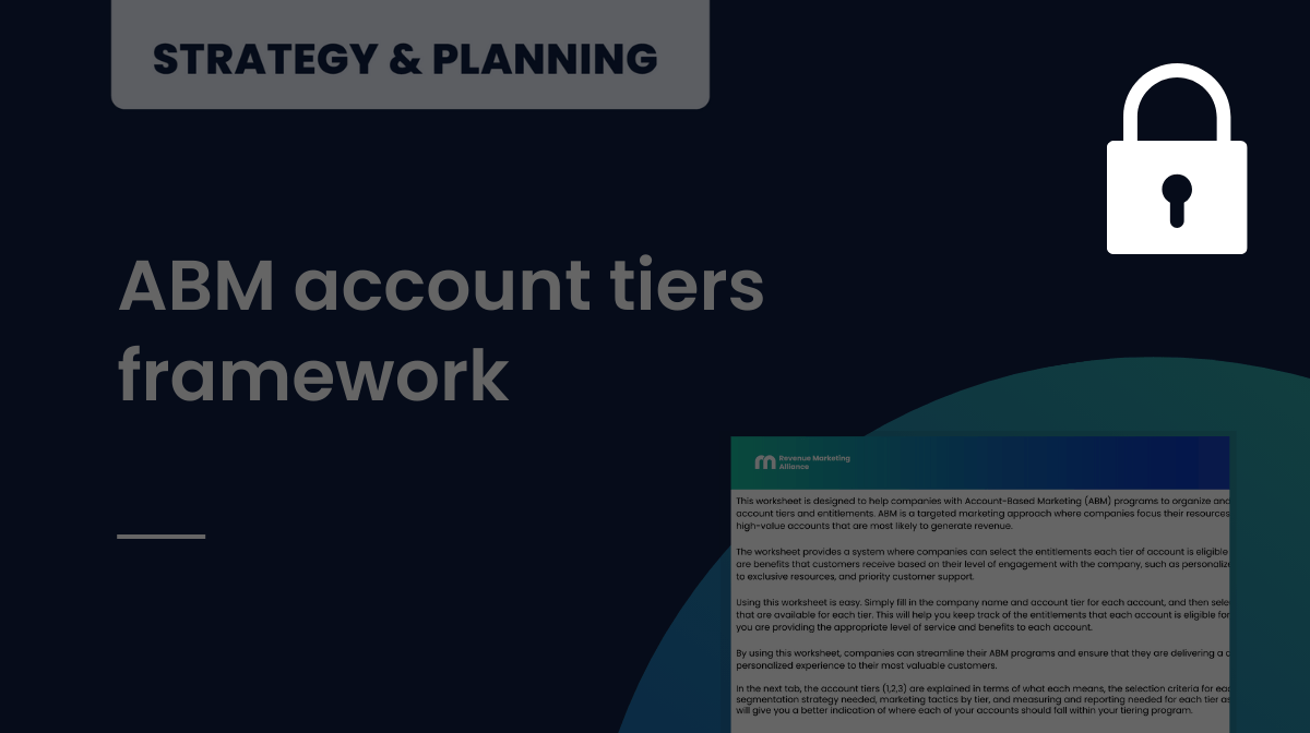 ABM account tiers framework