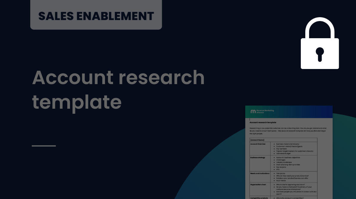 Account research template