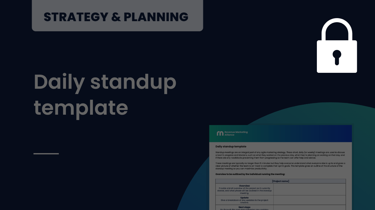 Daily standup template