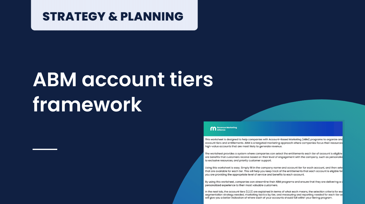 ABM account tiers framework