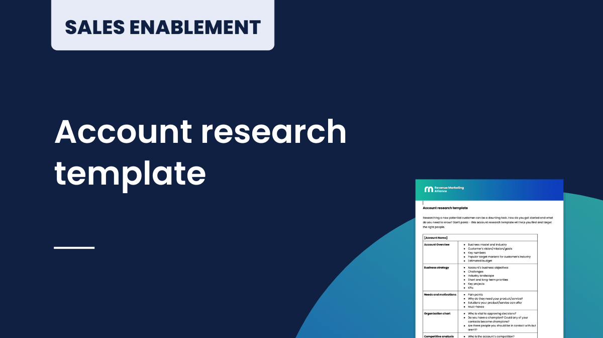 Account research template