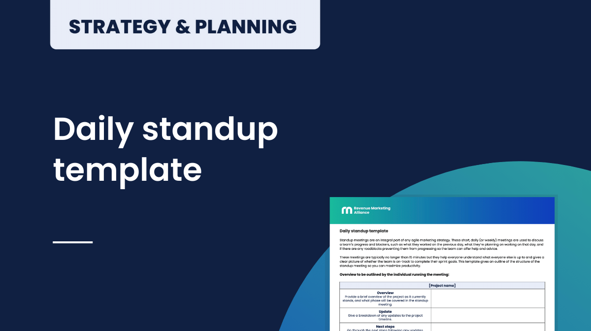 Daily standup template
