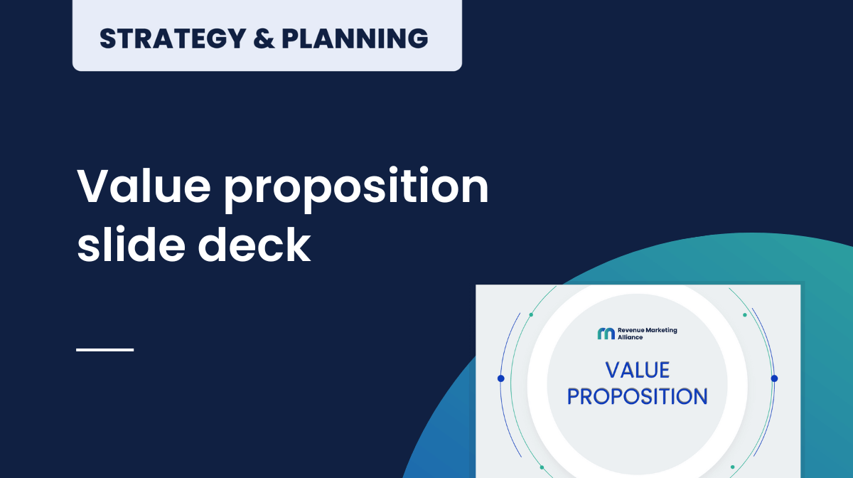 Value proposition framework