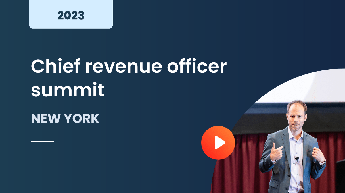 Chief revenue officer summit New York 2023