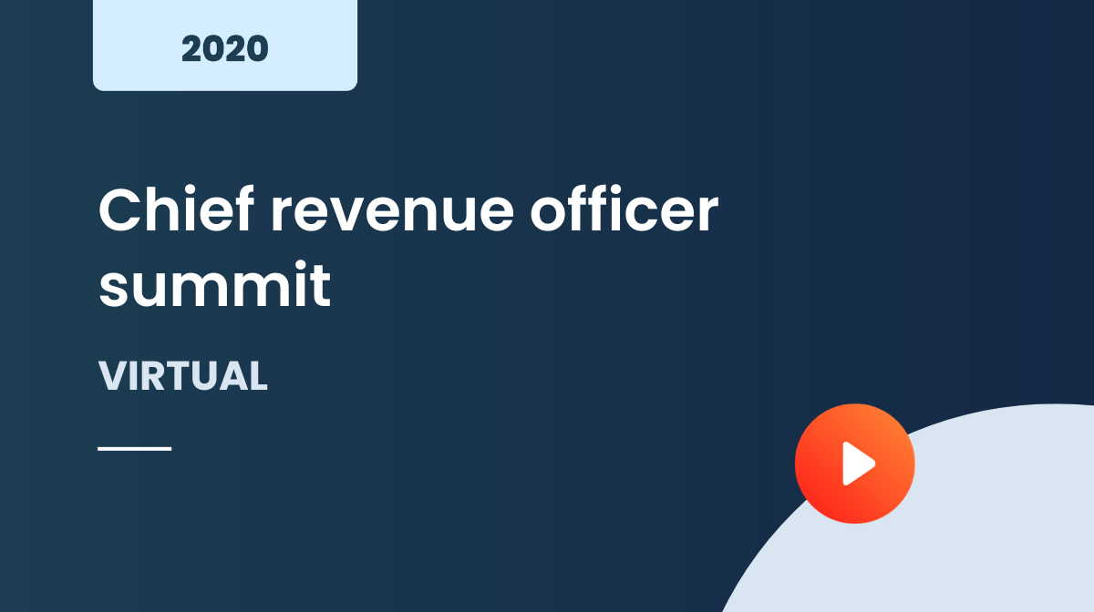 Chief revenue officer summit September 2020