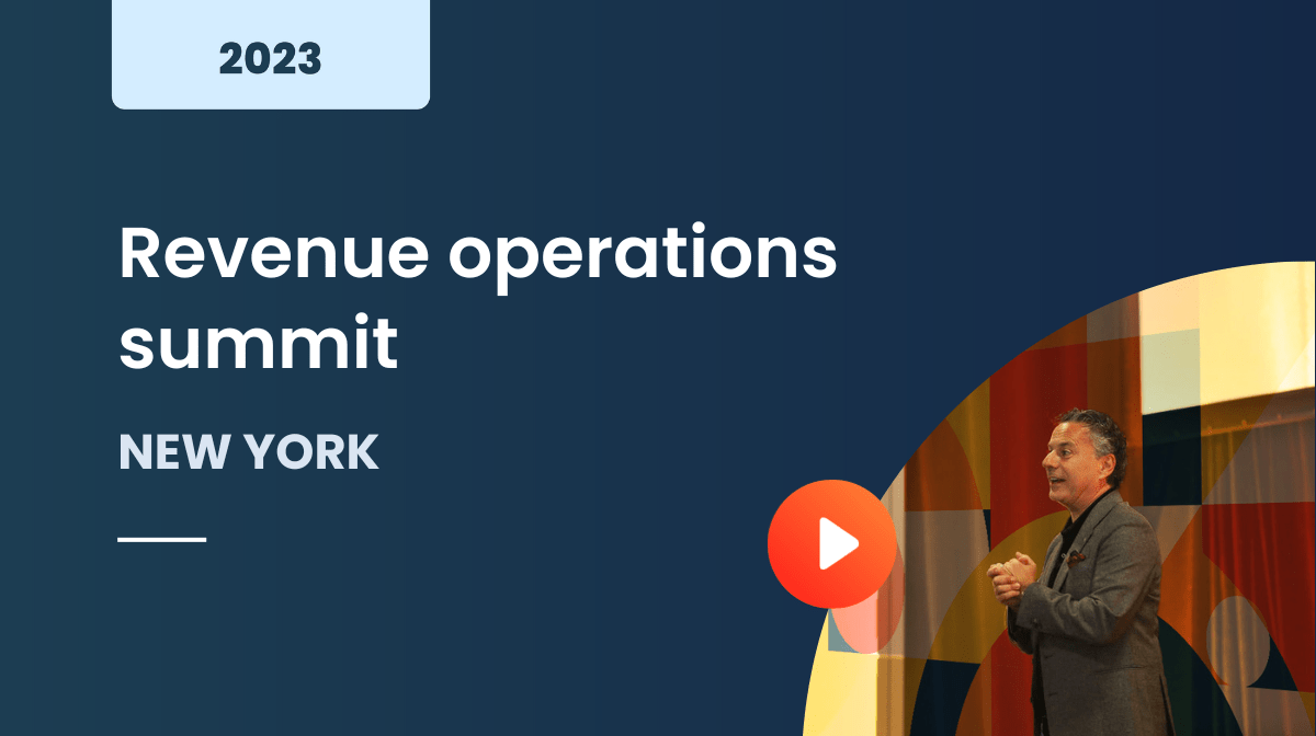 Revenue operations summit New York 2023