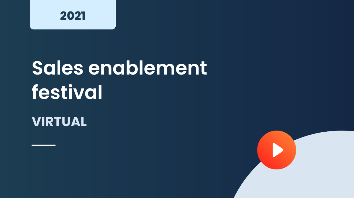 Sales enablement festival May 2021
