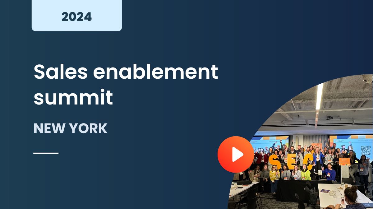 Sales Enablement Summit New York 2024