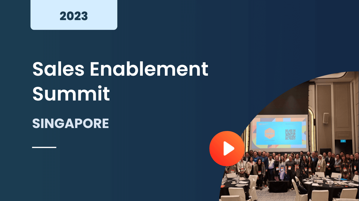 Sales Enablement Summit Singapore 2023