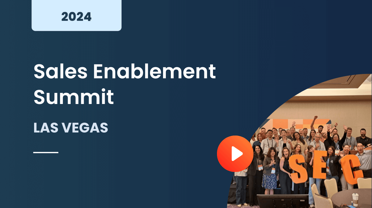 Sales Enablement Summit Las Vegas 2024