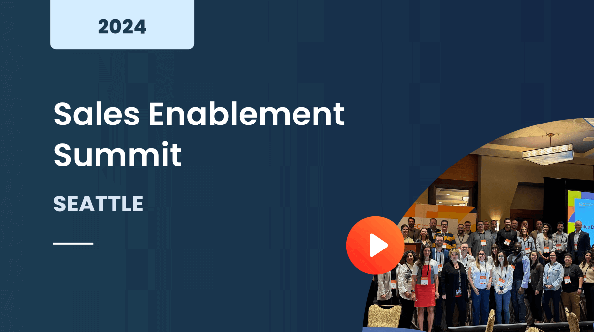 Sales Enablement Summit Seattle 2024