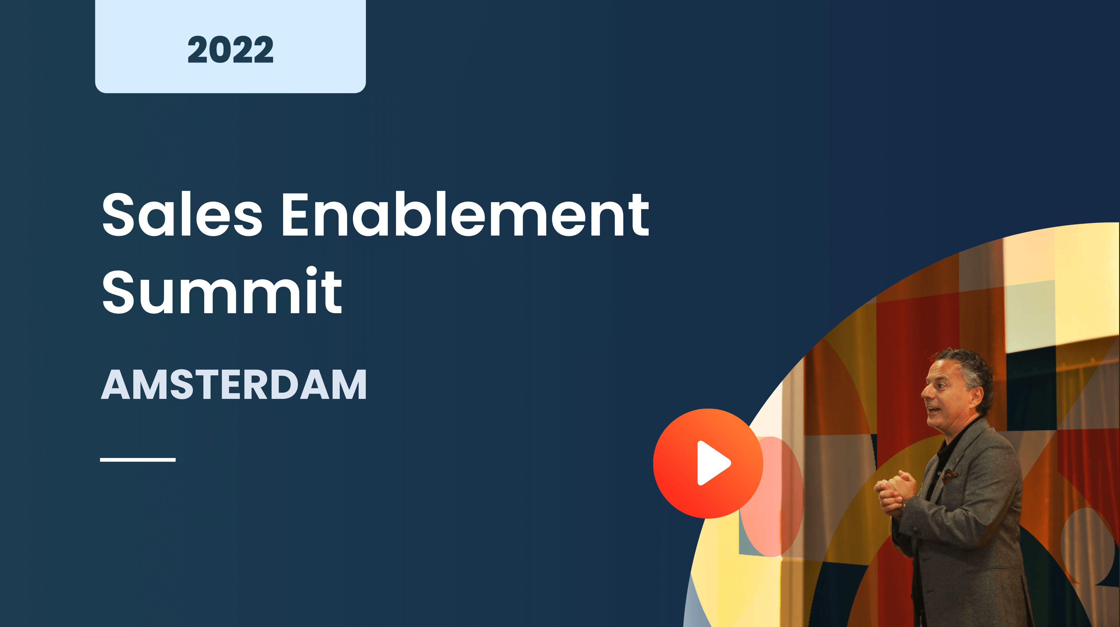 Sales Enablement Summit Amsterdam 2022