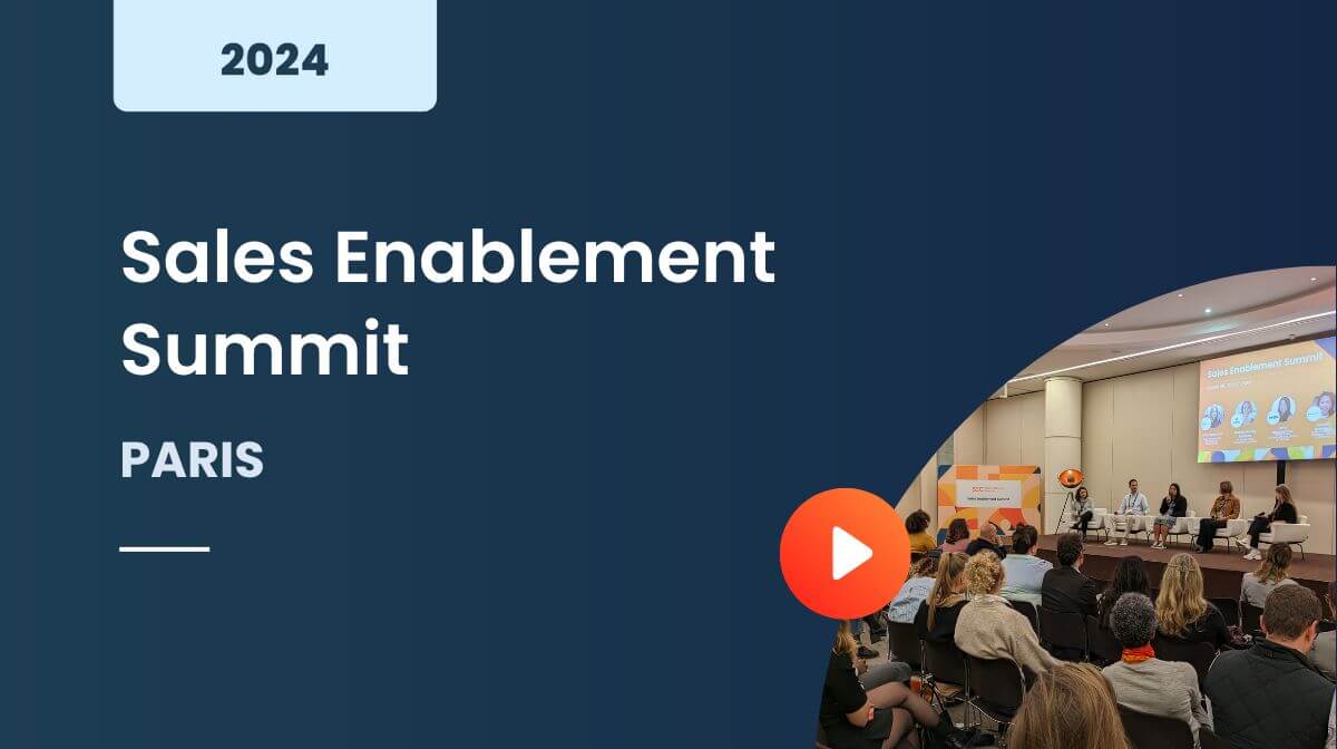 Sales Enablement Summit Paris 2024